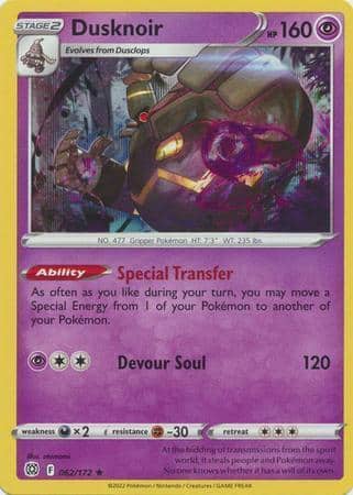 [ESP] Dusknoir - 062/172 - Holo Rare