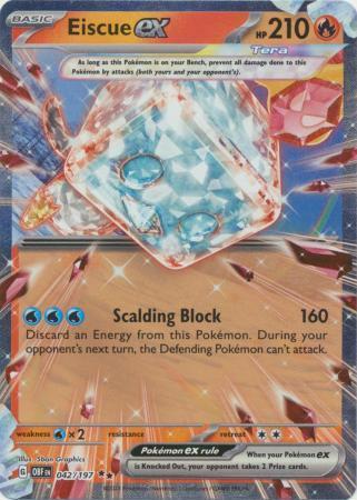 Eiscue ex - 042/197 - Ultra Rare
