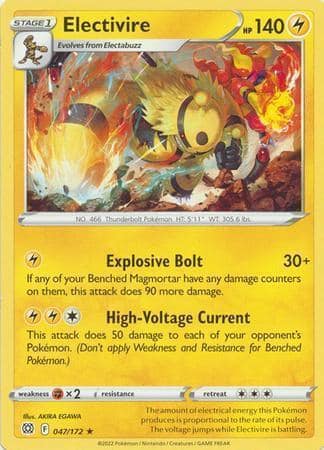 Electivire – 047/172 – Rare