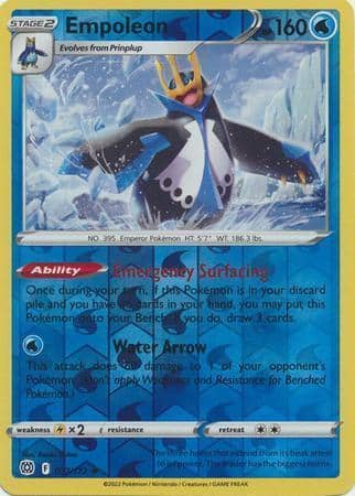 Empoleon – 037/172 – Holo Rare Reverse Holo