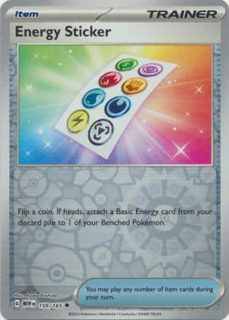 Energy Sticker – 159/165 – Uncommon Reverse Holo