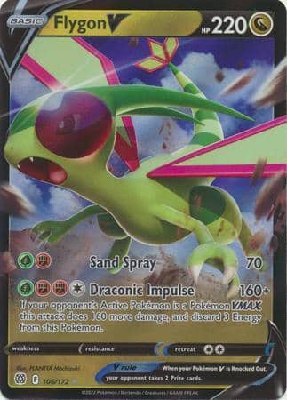 Flygon V – 106/172 – Ultra Rare