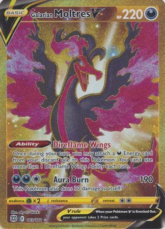 Galarian Moltres V – 183/172 – Secret Rare