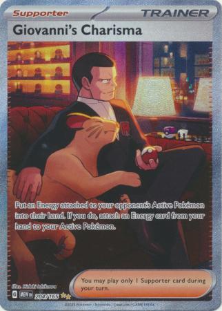 Giovanni’s Charisma – 204/165 – Special Illustration Rare