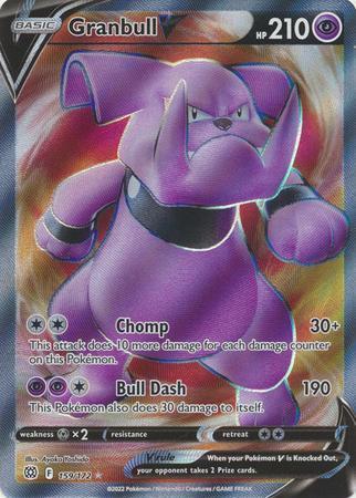 Granbull V – 159/172 – Full Art Ultra Rare