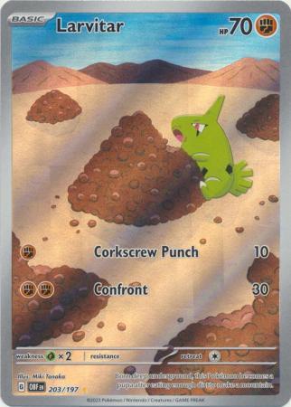 Larvitar – 203/197 – Illustration Rare