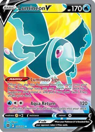 Lumineon V – 155/172 – Full Art Ultra Rare
