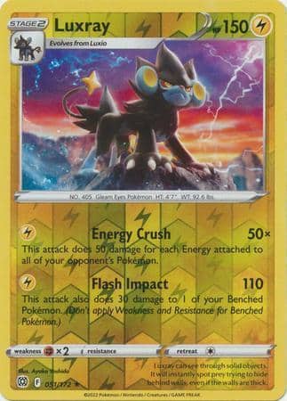 [ESP] Luxray – 051/172 – Rare Reverse Holo