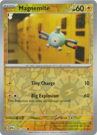 Magnemite – 081/165 – Common Reverse Holo