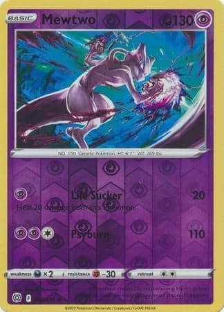 Mewtwo – 056/172 – Rare Reverse Holo