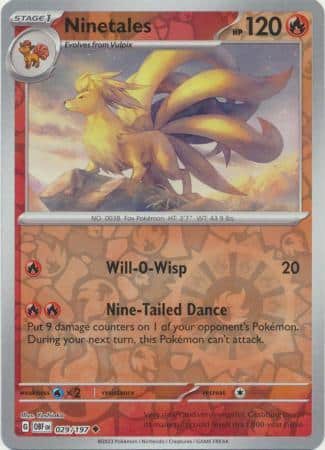 Ninetales – 029/197 – Uncommon Reverse Holo