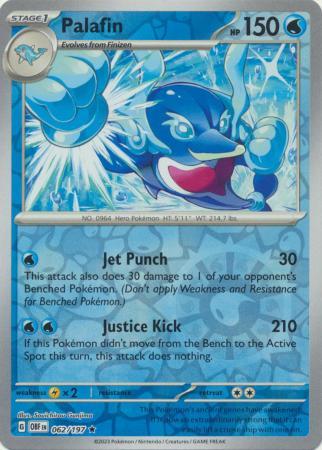 Palafin – 062/197 – Holo Rare Reverse Holo