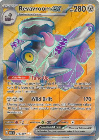 Revavroom ex – 216/197 – Full Art Secret Rare
