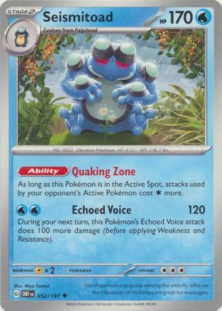 Seismitoad - 052/197 - Uncommon