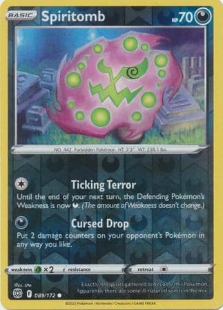 Spiritomb - 089/172 - Common Reverse Holo