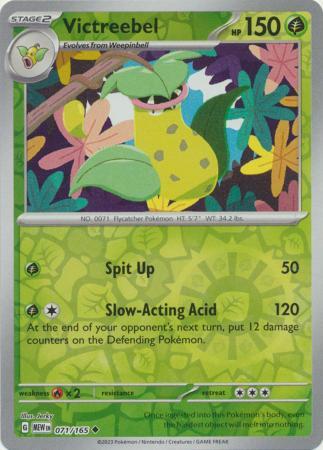 Victreebel – 071/165 – Uncommon Reverse Holo