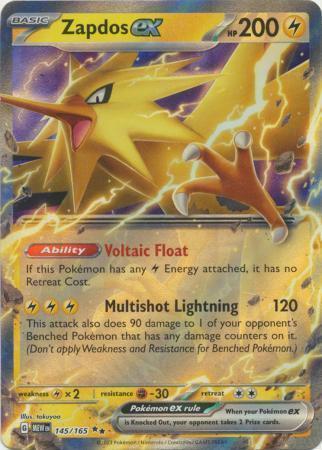 [ESP] Zapdos ex - 145/165 - Ultra Rare