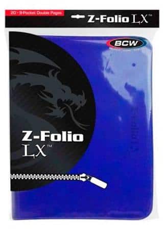 BCW Carpeta Z-Folio LX 9 Bolsillos – Blue