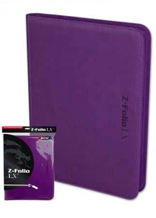 BCW Carpeta Z-Folio LX 9 Bolsillos – Purple