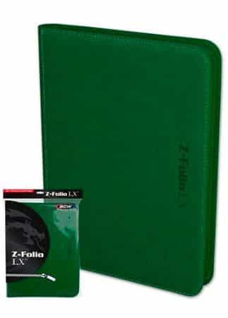 BCW Carpeta Z-Folio LX 9 Bolsillos – Green
