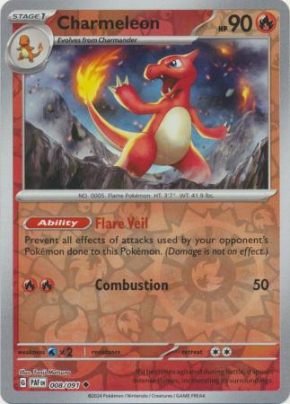Charmeleon – 008/091 – Uncommon Reverse Holo
