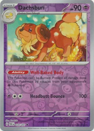Dachsbun – 039/091 – Uncommon Reverse Holo