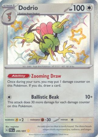 Dodrio – 200/091 – Shiny Rare