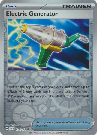 Electric Generator – 079/091 – Uncommon Reverse Holo