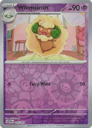 Whimsicott - 035/091 - Uncommon Reverse Holo