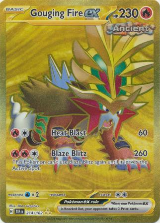 Gouging Fire ex – 214/162 – Gold Secret Rare
