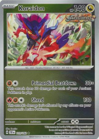 Koraidon – 119/162 – Holo Rare Reverse Holo