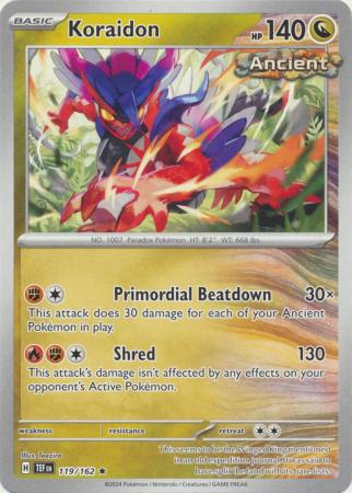 Koraidon – 119/162 Non-Holo Rare