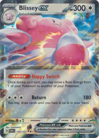 Blissey ex – 134/167 – Ultra Rare