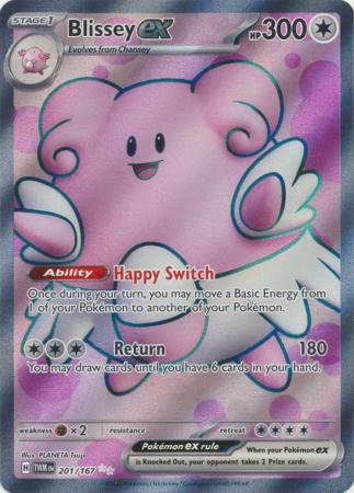 Blissey ex – 201/167 – Full Art Secret Rare