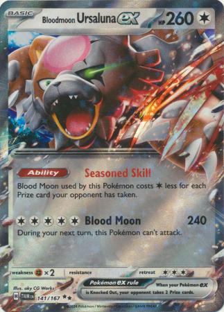 Bloodmoon Ursaluna ex – 141/167 – Ultra Rare