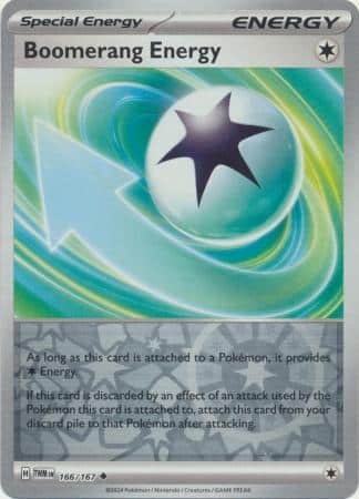 Boomerang Energy – 166/167 – Uncommon Reverse Holo
