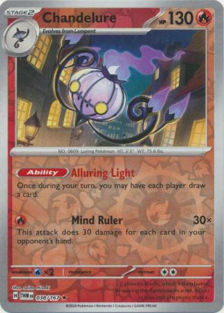 [ESP] Chandelure - 038/167 - Holo Rare Reverse Holo