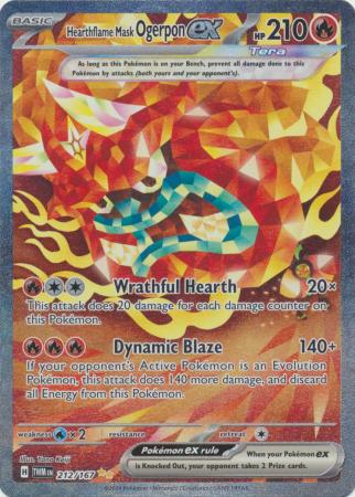 Hearthflame Mask Ogerpon ex – 212/167 – Special Illustration Rare