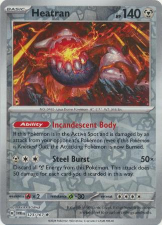 [ESP] Heatran - 123/167 - Holo Rare Reverse Holo