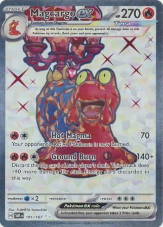 Magcargo ex – 191/167 – Full Art Secret Rare