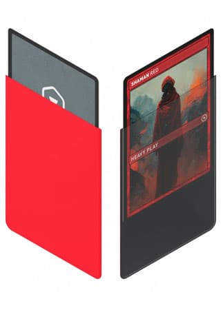 Protectores Heavy Play: Curv Sleeves Rojo (100pzs)