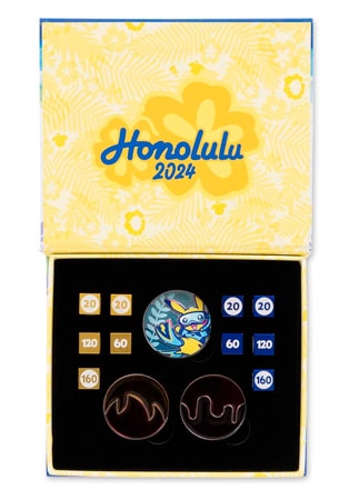 Set Dados Exclusivos Mundial Pokemon Hawaii Oficiales