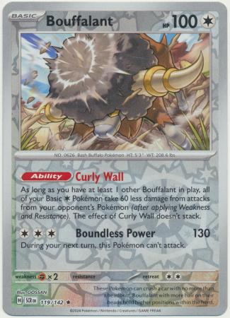 Bouffalant – 119/142 – Reverse Holo Rare