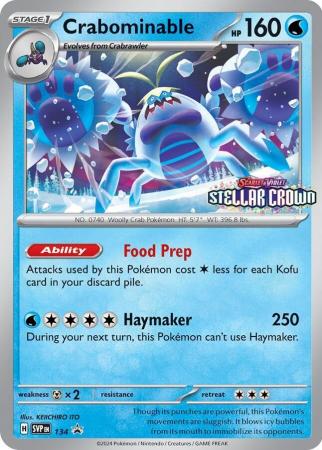 Crabominable – SVP134 – Prerelease Promo
