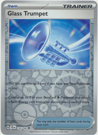 Glass Trumpet – 135/142 – Uncommon Reverse Holo