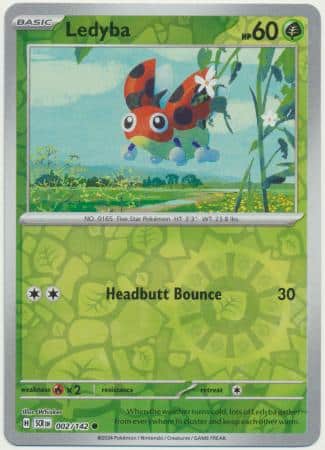 [ESP] Ledyba - 002/142 - Common Reverse Holo