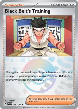 Black Belt’s Training – 096/131 – Common Pokeball Reverse Holo