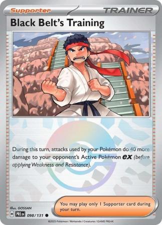 Black Belt’s Training – 098/131 – Common Pokeball Reverse Holo