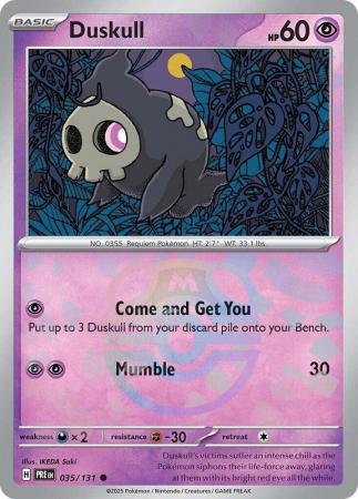 Duskull – 035/131 – Common Master Ball Reverse Holo