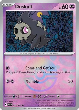 Duskull – 035/131 – Common Pokeball Reverse Holo